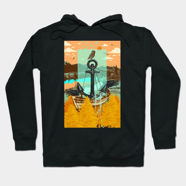 ANCHOR OWL Hoodie by Showdeer